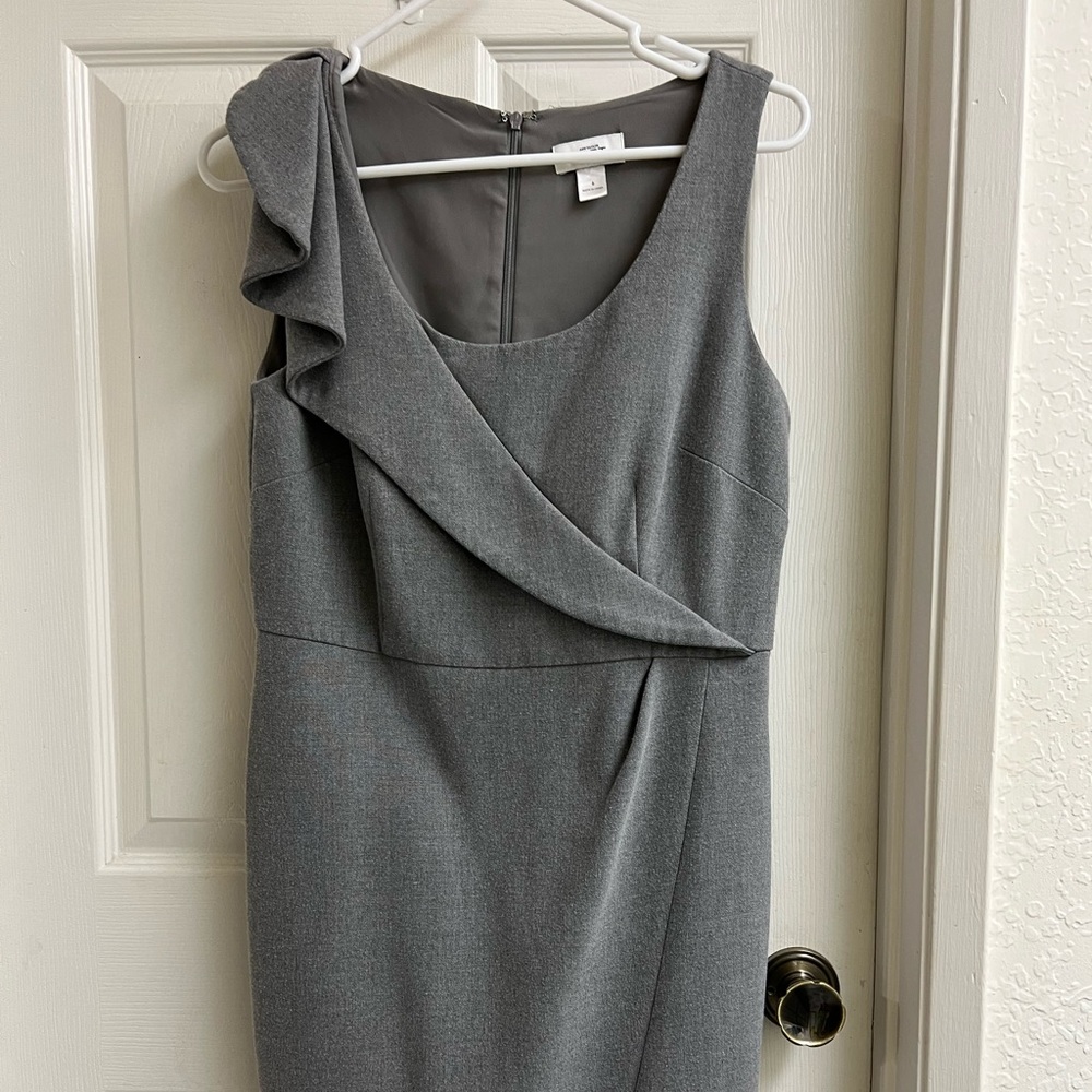 ANN TAYLOR LOFT Gray Formal Dress